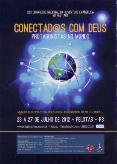 Cartaz Conectados com Deus