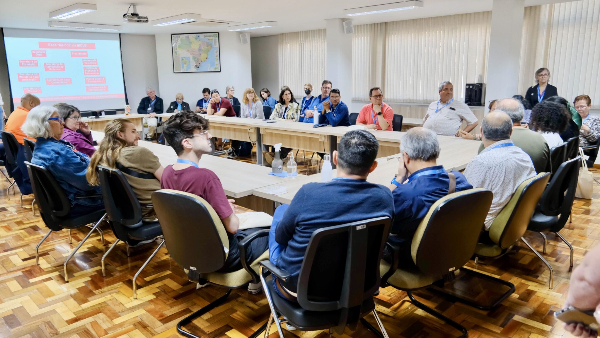 Lideranças de igrejas luteranas da América visitam Sede da IECLB