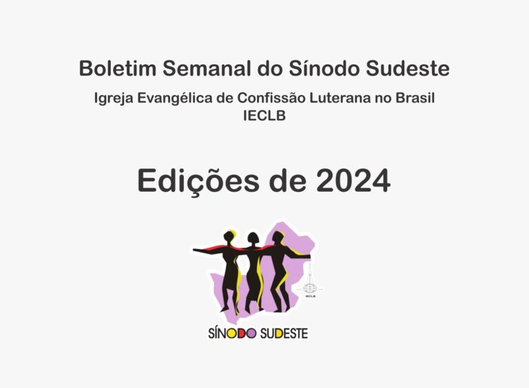 Boletim Semanal Sínodo Sudeste - 2024