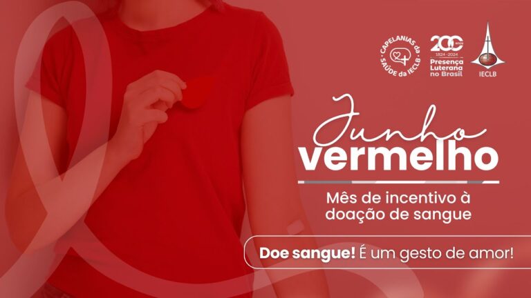 Card sobre o junho vermelho